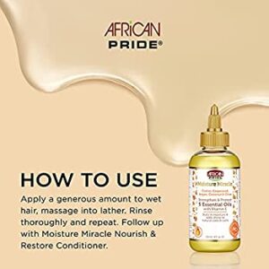 African Pride Moisture Miracle 5 Essential Oils for Hair to Strengthen & Protect 118ml