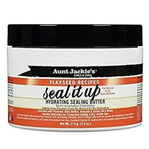 Aunt Jackie’s Flaxseed Recipes Seal It Up Hydrating Sealing Butter 8 Oz