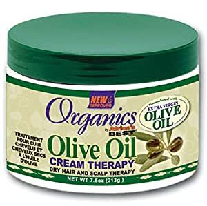Africas Best Orig Olive Oil Cream Therapy 7.5 Ounce Jar