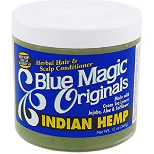 Blue Magic Organics Indian Hemp Herbal Hair & Scalp Conditioner 12 oz