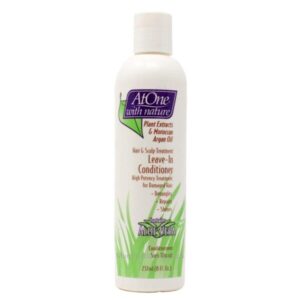 At One With Nature Leave In Conditioner 8 Oz.