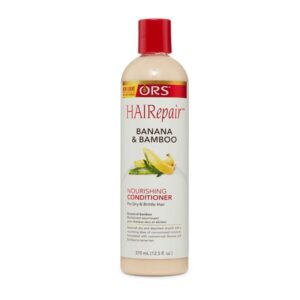 ORS Hair Repair Banana And Bamboo Nourishing Conditioner For Dry And Brittle Hair, 12.5 Ounce