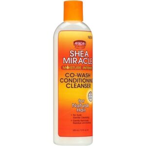 African Pride Shea Miracle Co-Wash Conditioning Cleanser 12Oz