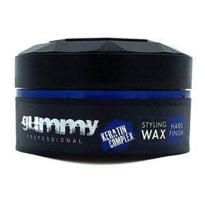 Gummy Hair Styling Wax Hard Finish Blue
