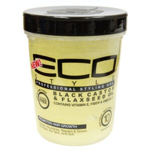 Eco Style Black Castor & Flaxseed Oil Styling Gel 32oz