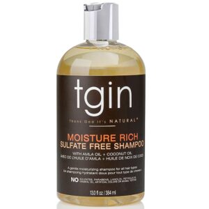 Tgin Moisture Rich Sulfate Free Shampoo 13oz