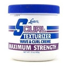 Luster’s S-Curl Texturizer Wave And Curl Creme Maximum Strength-15oz