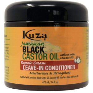 KUZA Jamaican Black Castor Oil Repair Cream Leave-In Conditioner 16 Oz