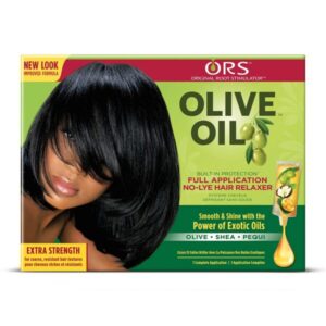 Organic Root Stimulator Olive Oil No Lye Relaxer. Extra Strength