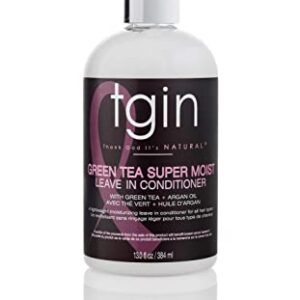 Tgin Green Tea Super Moist Leave-in Conditioner For Natural Hair – Dry Hair – Curly Hair 13 Oz