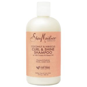 Shea Moisture Coconut & Hibiscus Curl & Shine Shampoo 379ml