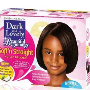 Dark and Lovely Beautiful Beginnings Soft N Straight No Lye Relaxer – Normal