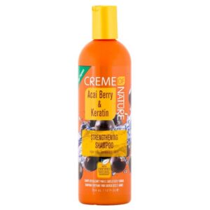 Creme Of Nature Acai Berry & Keratin Strengthening Shampoo, 12 Ounce