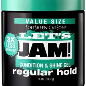 Let’s Jam Shining & Conditioning Gel – Regular Hold – 14 oz 397g
