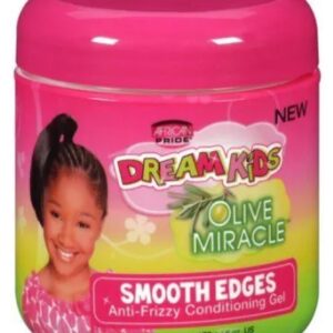 African Pride Dream Kids Olive Miracle Smooth Edges Anti-frizzy Conditioning Gel – 170g