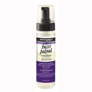 Aunt Jackie’s Grapeseed Frizz Patrol Setting Mousse – 8oz