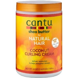 Cantu Shea Butter Natural Hair Coconut Curling Cream Salon Size, 709 G