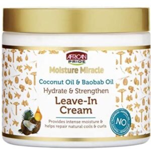 Coconut and baobab oils Hydrate & Strengthen Leave-In cream