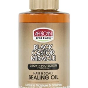 African Pride Black Castor Miracle Hair & Scalp Sealing Oil 6 oz