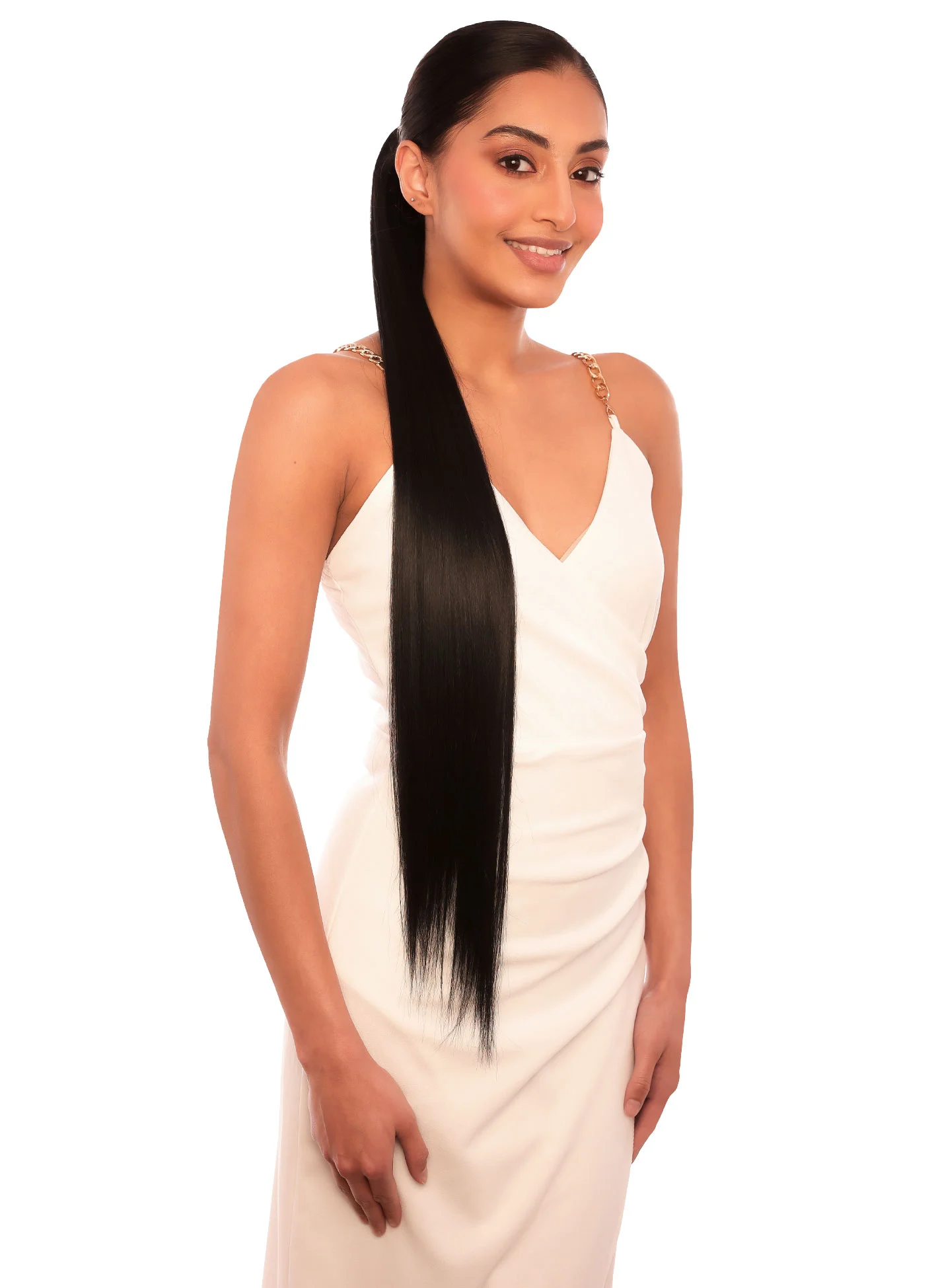 Remy Chaser Premium Virgin Synthetic Hair – Straight 30" (Natural Colour) - Image 3