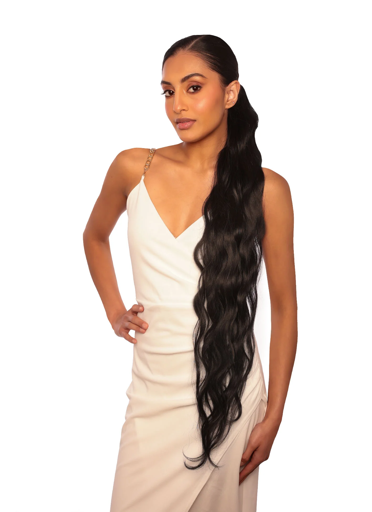 Remy Chaser Natural Wave Hair – 30 Inch (Natural Black) Synthetic Weave - Image 2
